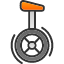 amusement-bicycle-carnival-circus-monocycle-parade-unicycle-icon