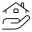 safe-home-hand-stay-quarantine-save-property-security-icon