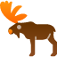 animals-bull-moose-elk-mammal-head-icon