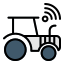 tractor-machine-internet-of-things-iot-wifi-icon