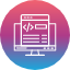 clean-code-development-laptop-custom-programming-icon