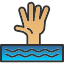 help-drown-hand-need-rescue-submerge-icon