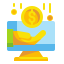 sponsored-money-hand-computer-coin-icon