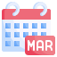 march-month-calendar-time-date-icon