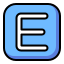 e-alphabet-abecedary-sign-symbol-letter-icon