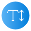 text-vertical-editor-design-icon