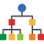 chart-hierarchy-human-resources-management-optimisation-organization-icon