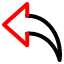 arrow-arrows-direction-curved-left-icon
