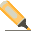 felt-highlighter-marker-neon-pen-tip-ruler-icon