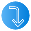 corner-down-right-arrows-user-interface-icon