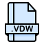vdw-file-format-extension-document-icon