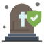 church-death-funeral-insurance-icon