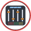 console-control-controller-hardware-mixer-mixing-studio-icon