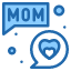 chat-message-heart-mom-mothers-day-care-icon