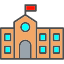 building-campus-education-elementary-institution-school-icon