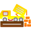 bulldozer-crawler-dirt-landfill-mining-push-trash-icon