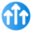 arrow-arrows-multiple-up-direction-icon