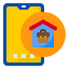 mobilephone-work-from-home-online-bag-icon