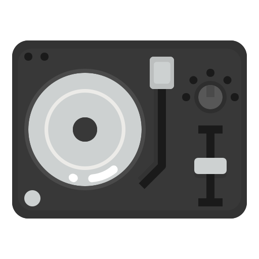 dj turntable icon