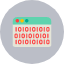 back-binary-code-copyright-data-engineering-reverse-icon