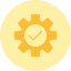 check-cogwheel-ecommerce-gear-setting-icon