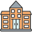 building-campus-education-place-school-icon