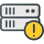 serverdatabase-data-store-allert-icon