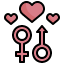 love-filloutline-gender-male-female-sex-symbol-icon