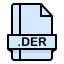 der-file-format-extension-document-icon