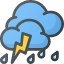 weatherforcast-storm-rain-thunder-icon