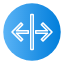 direction-arrows-split-horizontal-icon