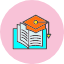 book-education-graduation-hat-knowledge-college-learning-icon