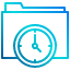 folder-time-clock-icon