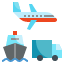 transportation-airplane-truck-boat-transport-carry-logistics-icon