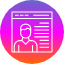 data-detail-persona-profile-thinking-user-ux-icon