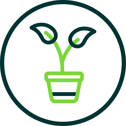 ecologic icon, energy icon, organic icon, plant icon, sustainable icon ...