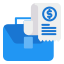 briefcase-invoice-business-money-bill-icon