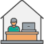 untact-contactless-online-work-from-home-wfh-office-icon