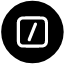 italic-square-format-slash-icon