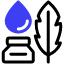 ink-feather-bottle-drop-icon