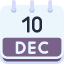 calendar-december-ten-date-monthly-time-month-schedule-icon