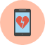 mobile-smartphone-break-dumped-heart-heartbreaker-heartbroken-sad-icon