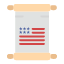 scroll-text-american-usa-icon