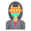 avatar-female-woman-women-bangs-glasses-business-icon