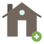 add-buildings-estate-house-new-icon