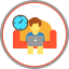 caucasian-relax-relaxation-sitting-work-from-home-icon