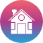 home-airbnb-vacation-neighborhood-rental-house-icon