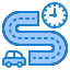 travel-road-car-time-management-icon