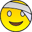 bandage-emoji-emoticon-face-head-smiley-with-icon