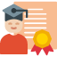 award-certificate-certification-degree-diploma-graduate-icon